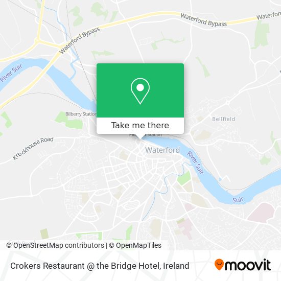 Crokers Restaurant @ the Bridge Hotel map