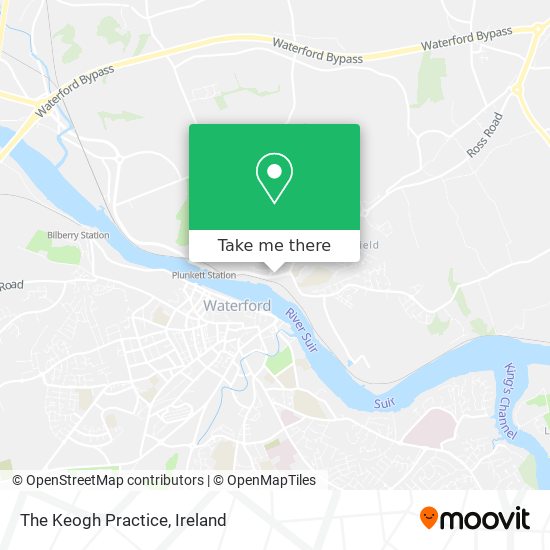 The Keogh Practice map