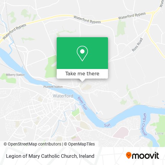 Legion of Mary Catholic Church map