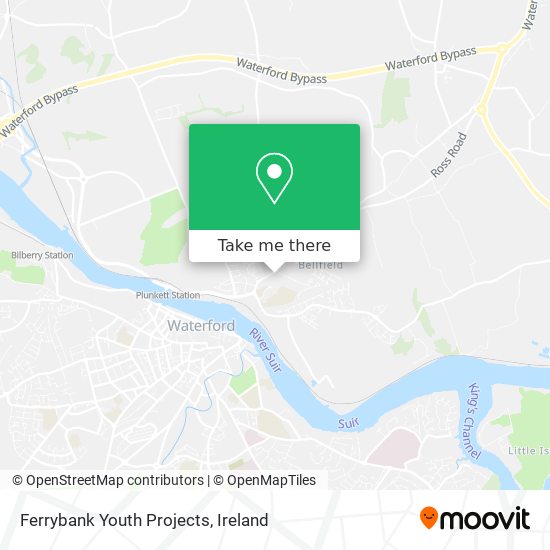 Ferrybank Youth Projects map
