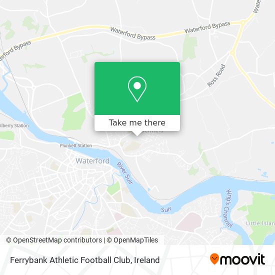 Ferrybank Athletic Football Club map