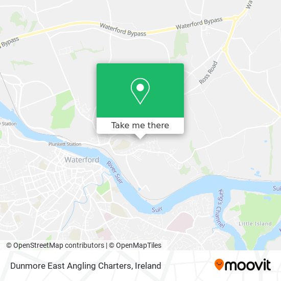 Dunmore East Angling Charters map