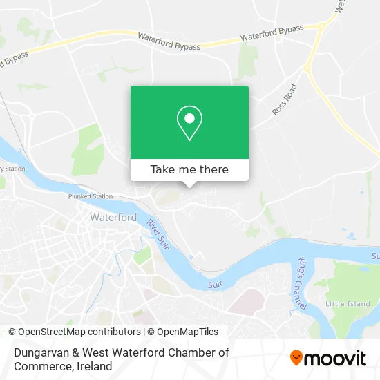 Dungarvan & West Waterford Chamber of Commerce map