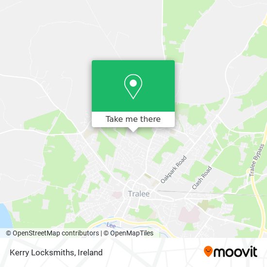 Kerry Locksmiths map