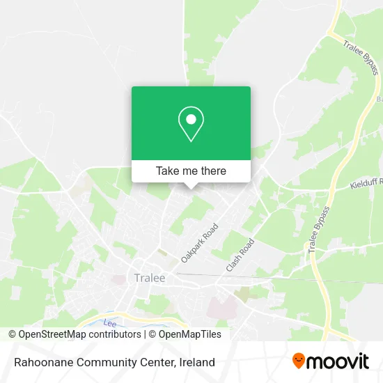 Rahoonane Community Center map