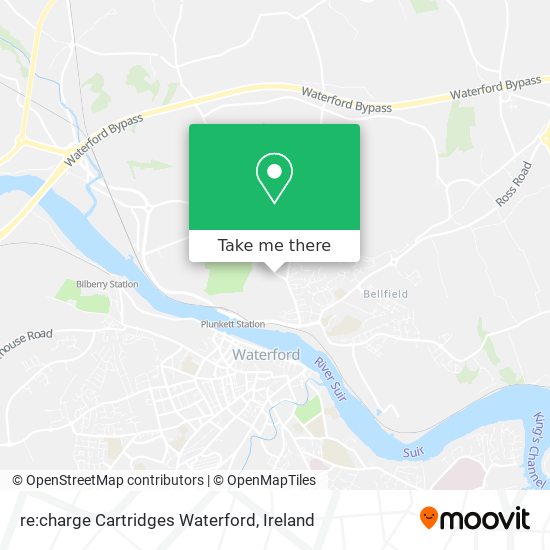 re:charge Cartridges Waterford map