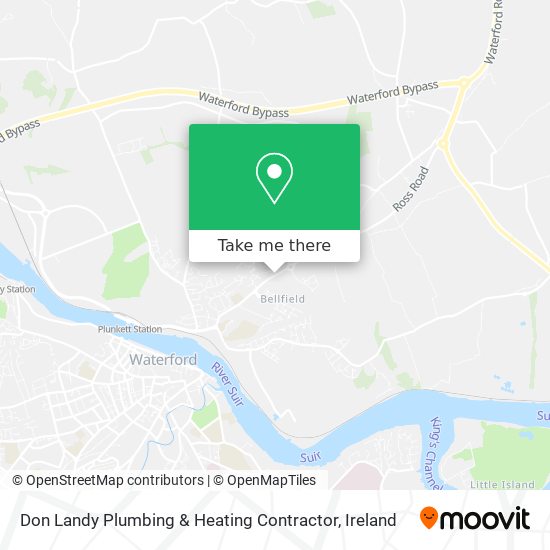 Don Landy Plumbing & Heating Contractor map