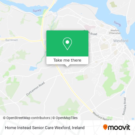 Home Instead Senior Care Wexford map