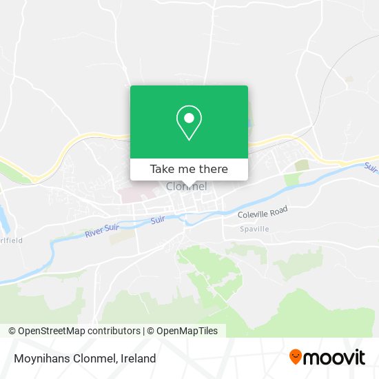 Moynihans Clonmel map