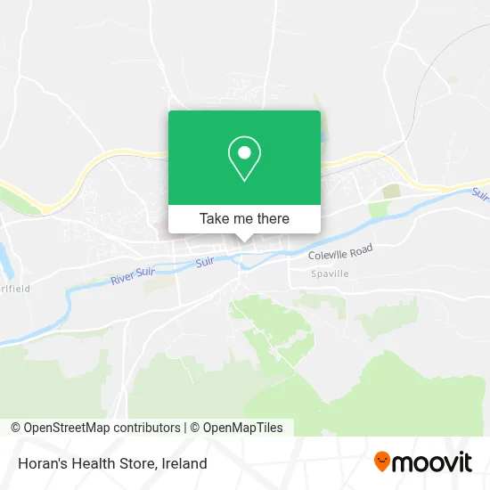 Horan's Health Store map