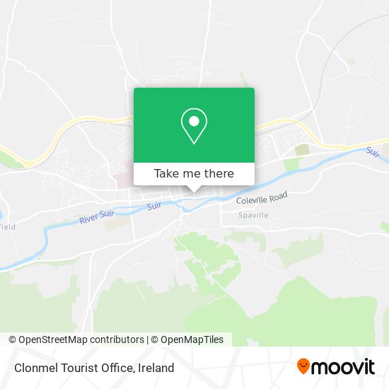 Clonmel Tourist Office map