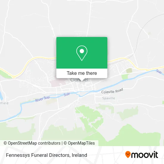 Fennessys Funeral Directors map