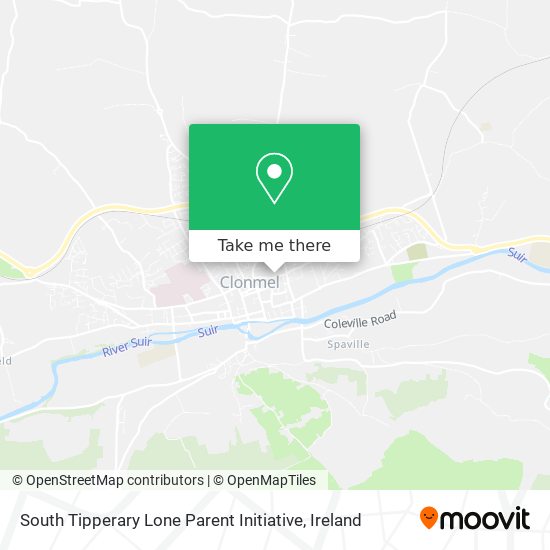 South Tipperary Lone Parent Initiative map