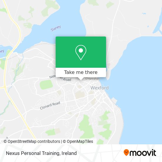 Nexus Personal Training map