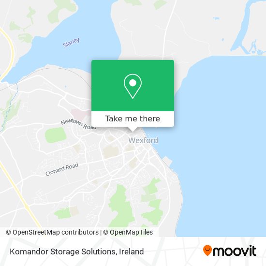 Komandor Storage Solutions map