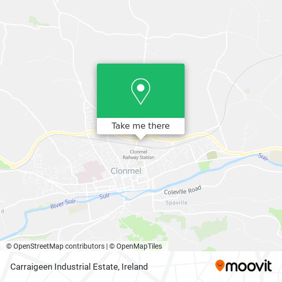 Carraigeen Industrial Estate map