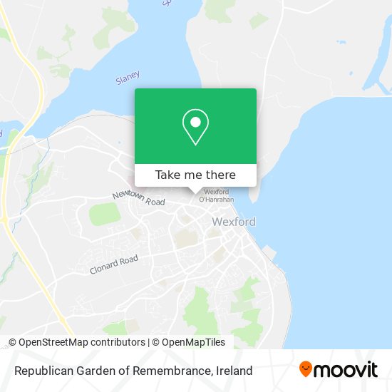Republican Garden of Remembrance map