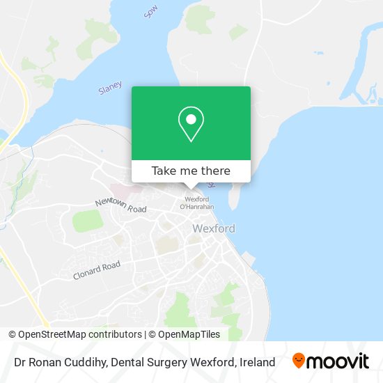 Dr Ronan Cuddihy, Dental Surgery Wexford map