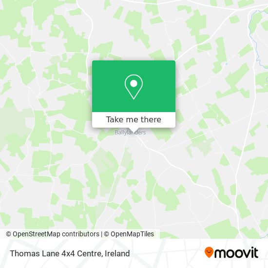 Thomas Lane 4x4 Centre map