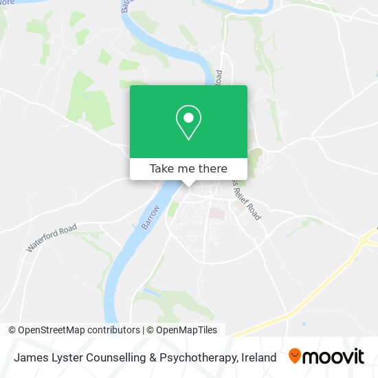 James Lyster Counselling & Psychotherapy map