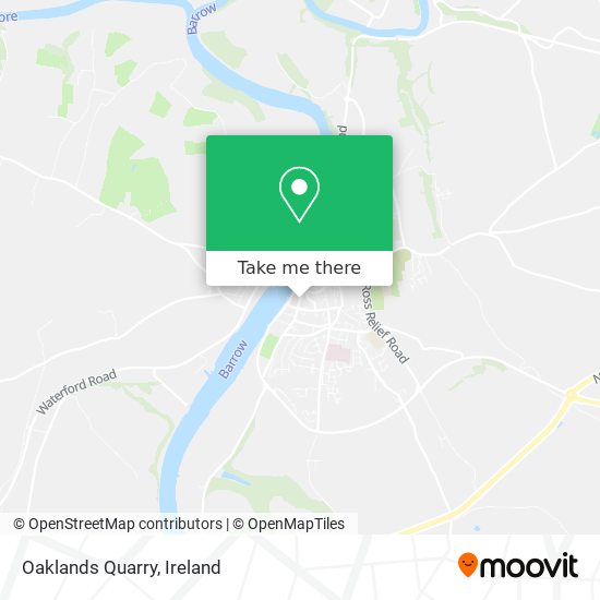 Oaklands Quarry map