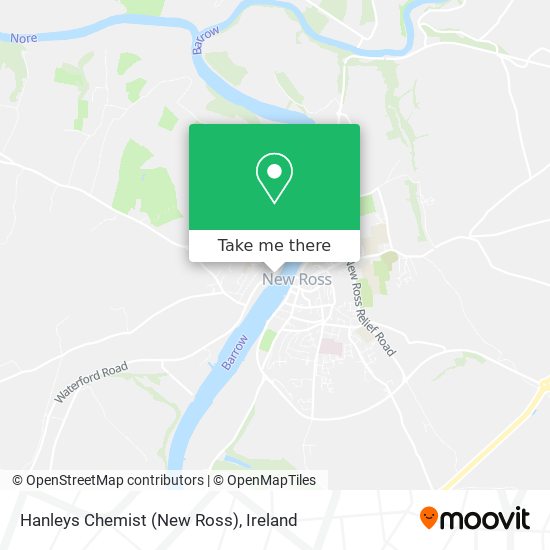 Hanleys Chemist (New Ross) map