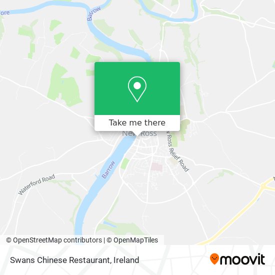 Swans Chinese Restaurant plan