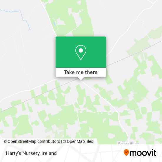 Harty's Nursery map