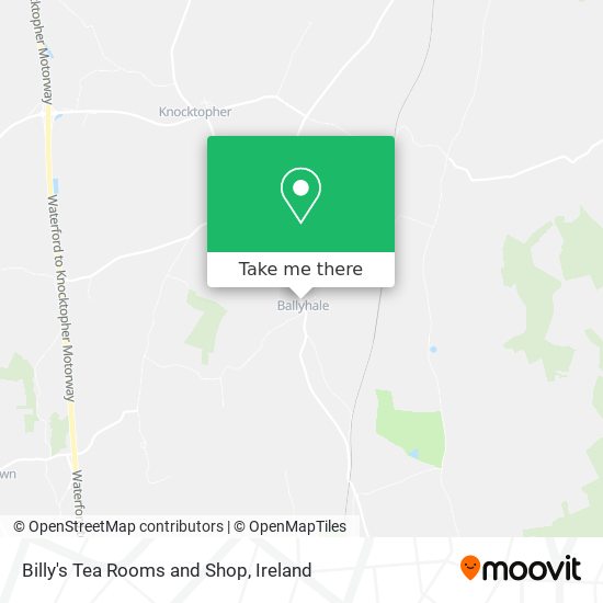 Billy's Tea Rooms and Shop map