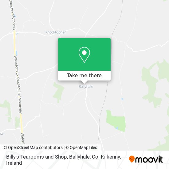 Billy's Tearooms and Shop, Ballyhale, Co. Kilkenny plan