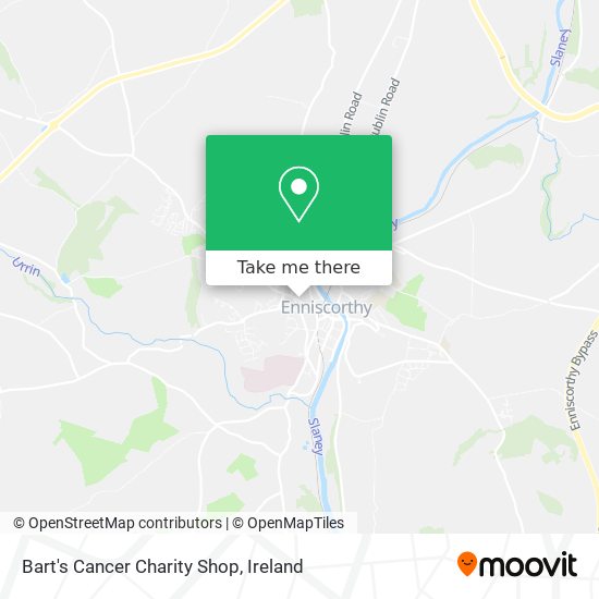 Bart's Cancer Charity Shop map