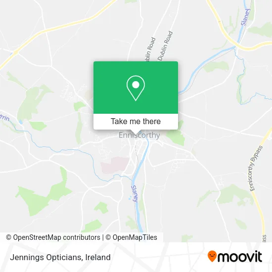 Jennings Opticians map