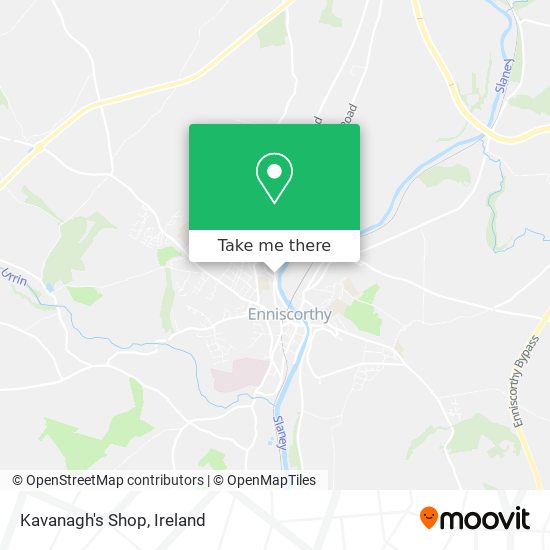Kavanagh's Shop map
