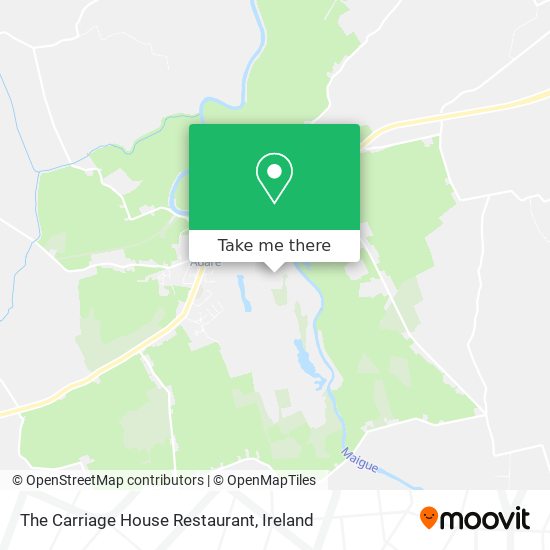 The Carriage House Restaurant map