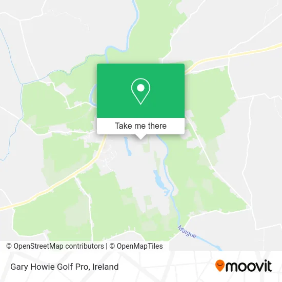 Gary Howie Golf Pro map