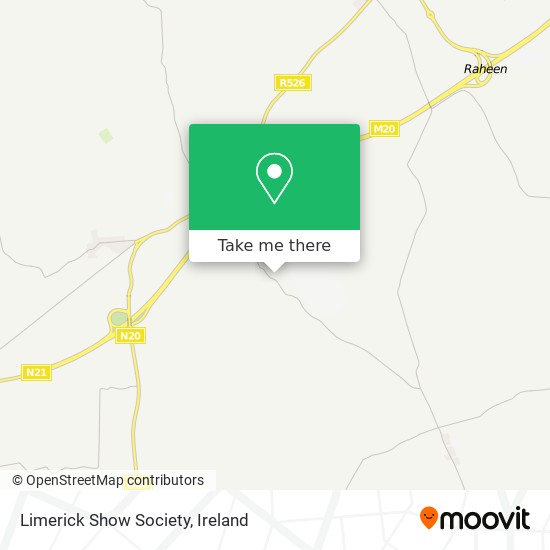 Limerick Show Society map