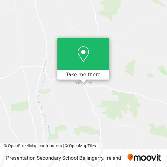 Presentation Secondary School Ballingarry map