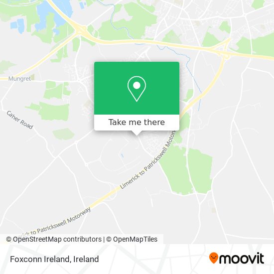 Foxconn Ireland map