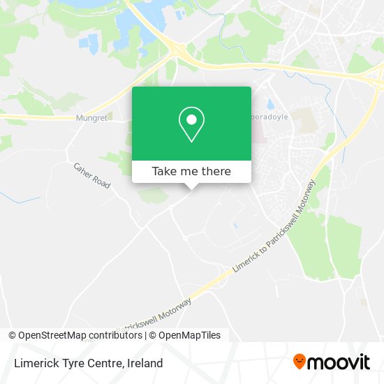 Limerick Tyre Centre map