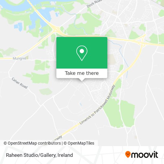 Raheen Studio/Gallery map