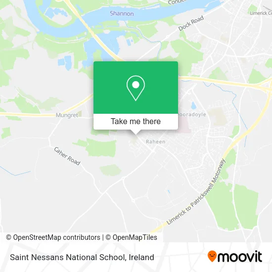 Saint Nessans National School map