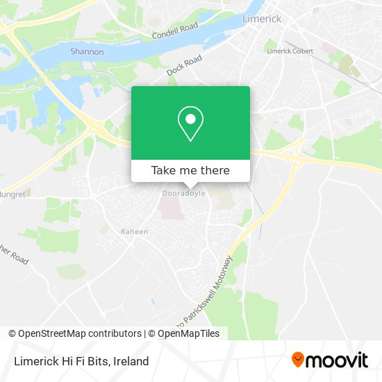 Limerick Hi Fi Bits map
