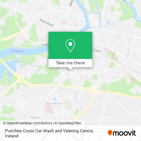 Punches Cross Car Wash and Valeting Centre map