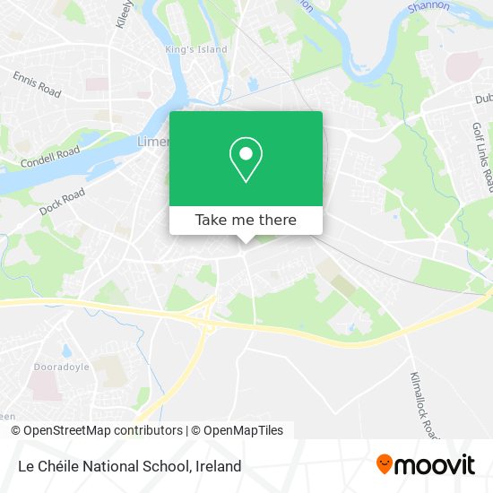 Le Chéile National School map