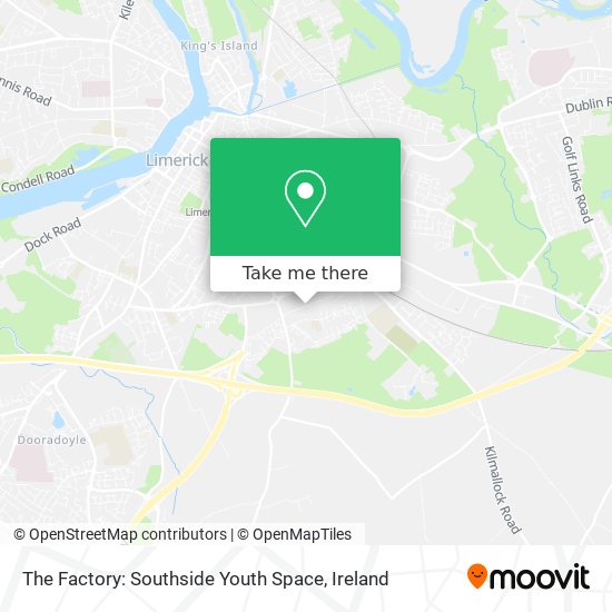 The Factory: Southside Youth Space map