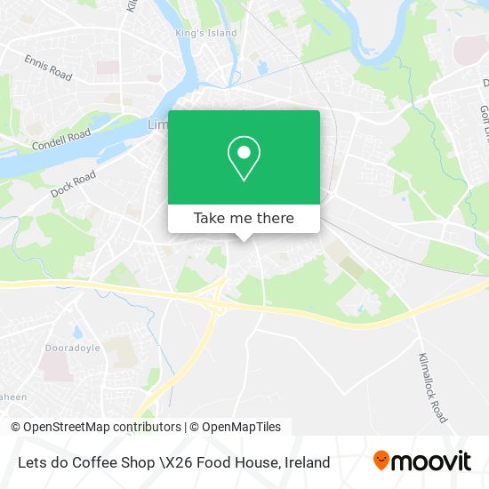 Lets do Coffee Shop \X26 Food House map