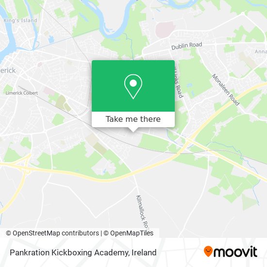 Pankration Kickboxing Academy map