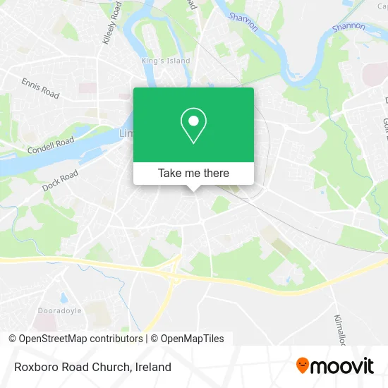 Roxboro Road Church map