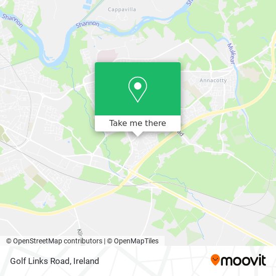 Golf Links Road map