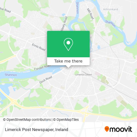 Limerick Post Newspaper map